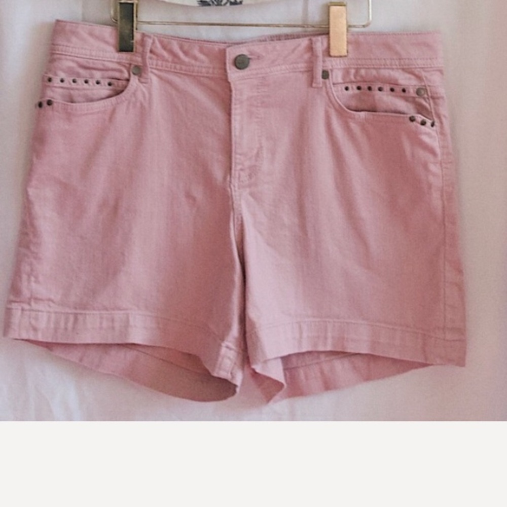 Size 14 Rose Colored Jean Shorts